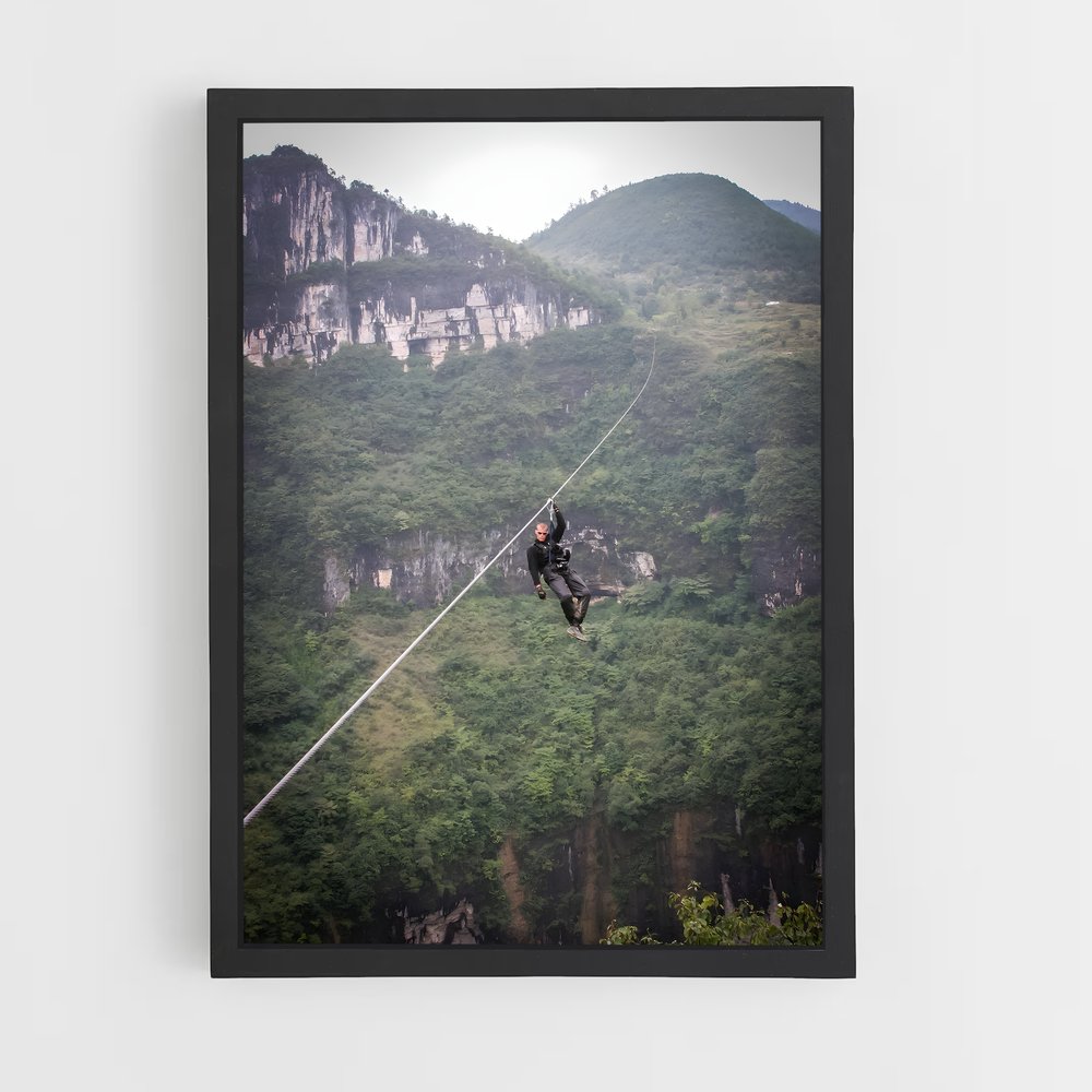 Poster Jeb de corliss – affiche Vol en wingsuit (vue 2)